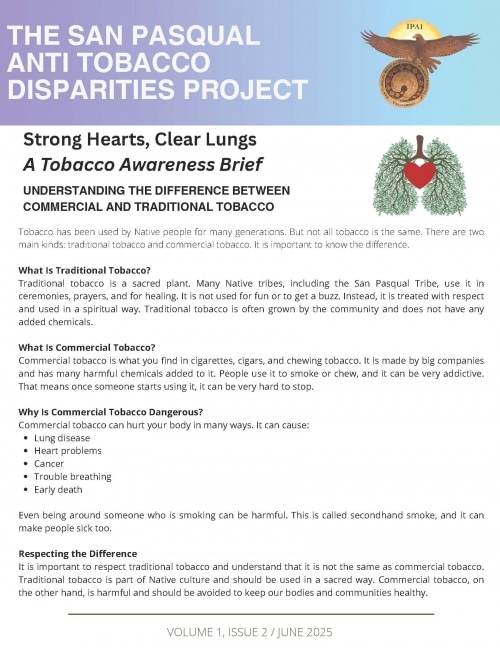 SPATDP Strong Hearts Clear Lungs Differences Commercial vs Traditional Tobacco V1I2